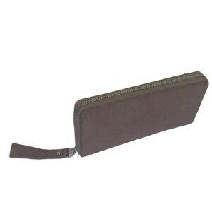 L.K. Berlin Leather Zippy Wallet Clutch Wristlet Continental Zip Coin Purse Bag